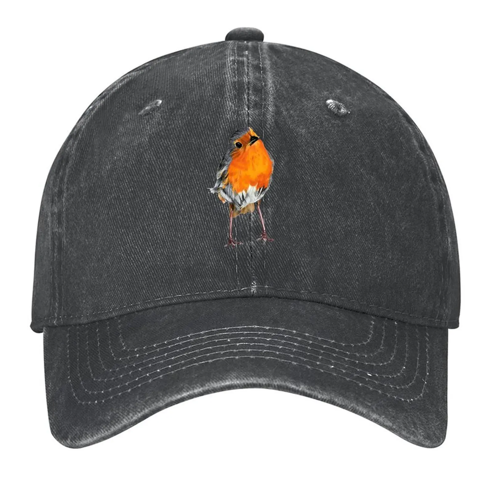 

Red Robin - Robin Redbreast - songbird - Christmas Robin Wild bird Baseball Cap Sunhat foam party Hat Men's Luxury Women's