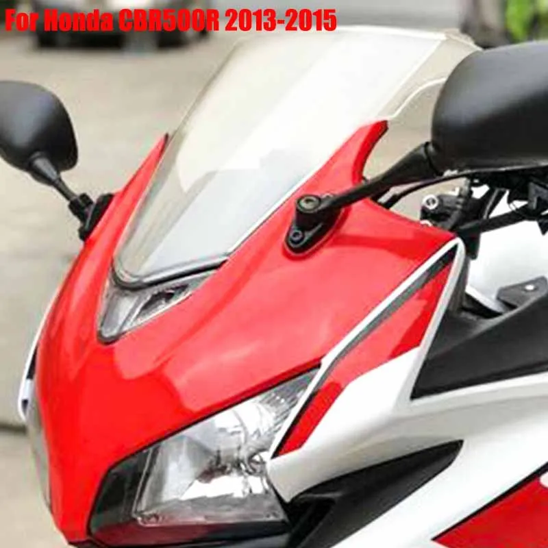 ABS Plastic Big Windshield Windscreen For Honda CBR500R CBR 500R CBR500 500 R 2013 2014 2015 Street Pit Bike Windshield