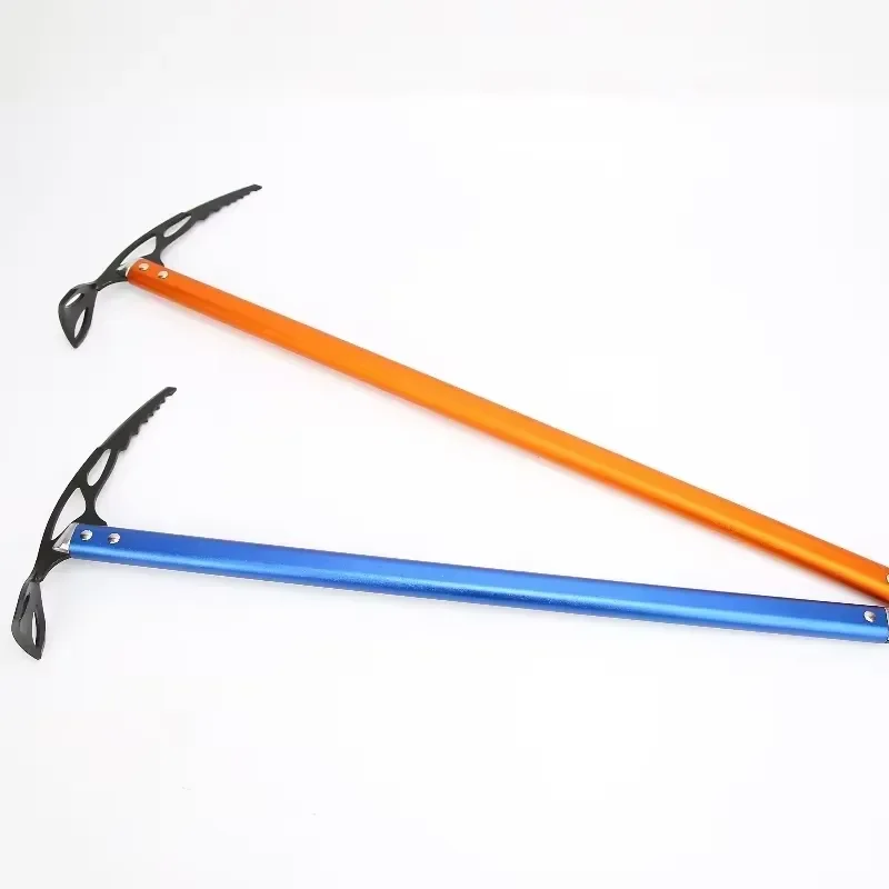 Portable Lined Aluminum Ice Axe Weighted Snow Mountain Mountaineering Camping Trekking Tool