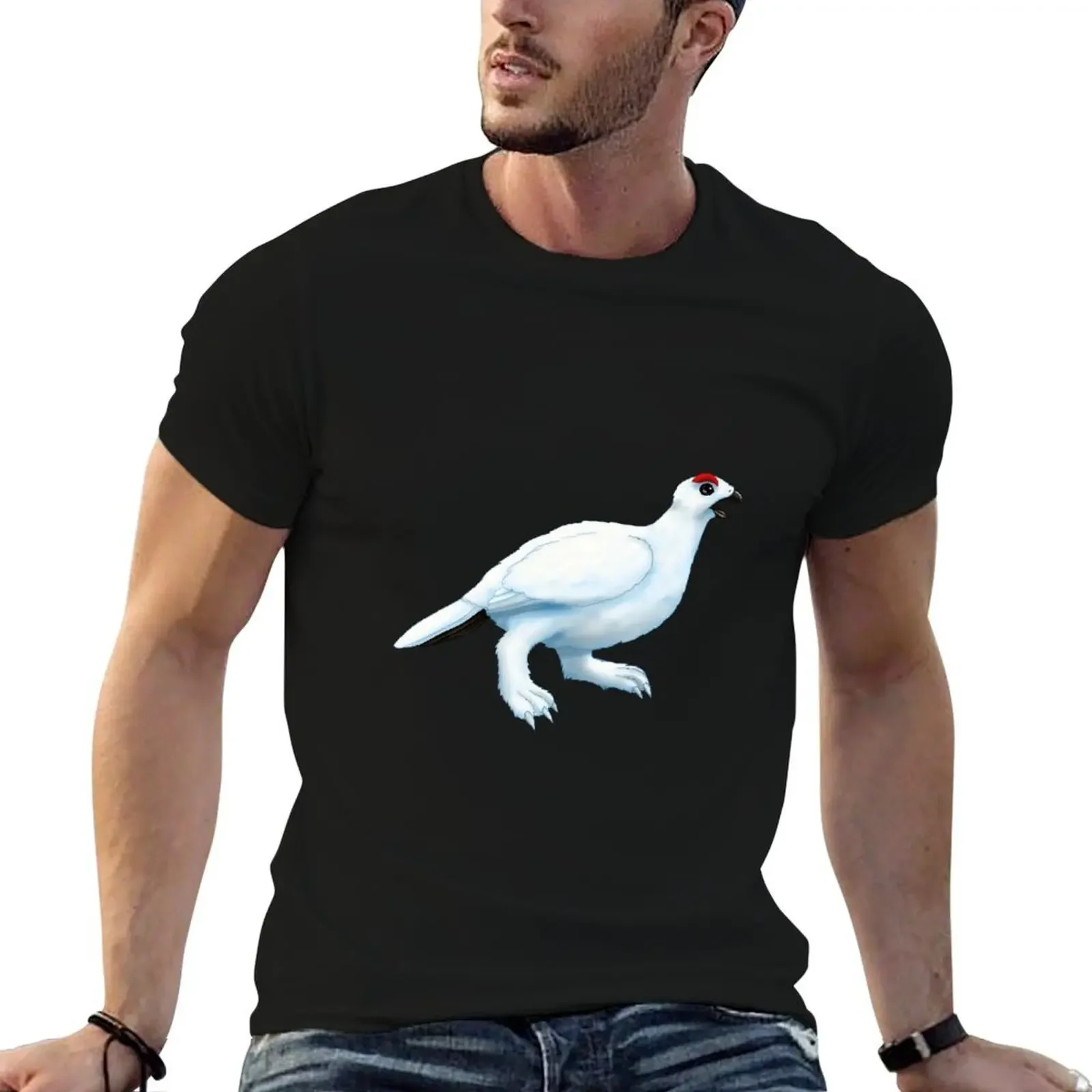 Willow Ptarmigan T-Shirt street wear oversized t shirt Men's t shirts