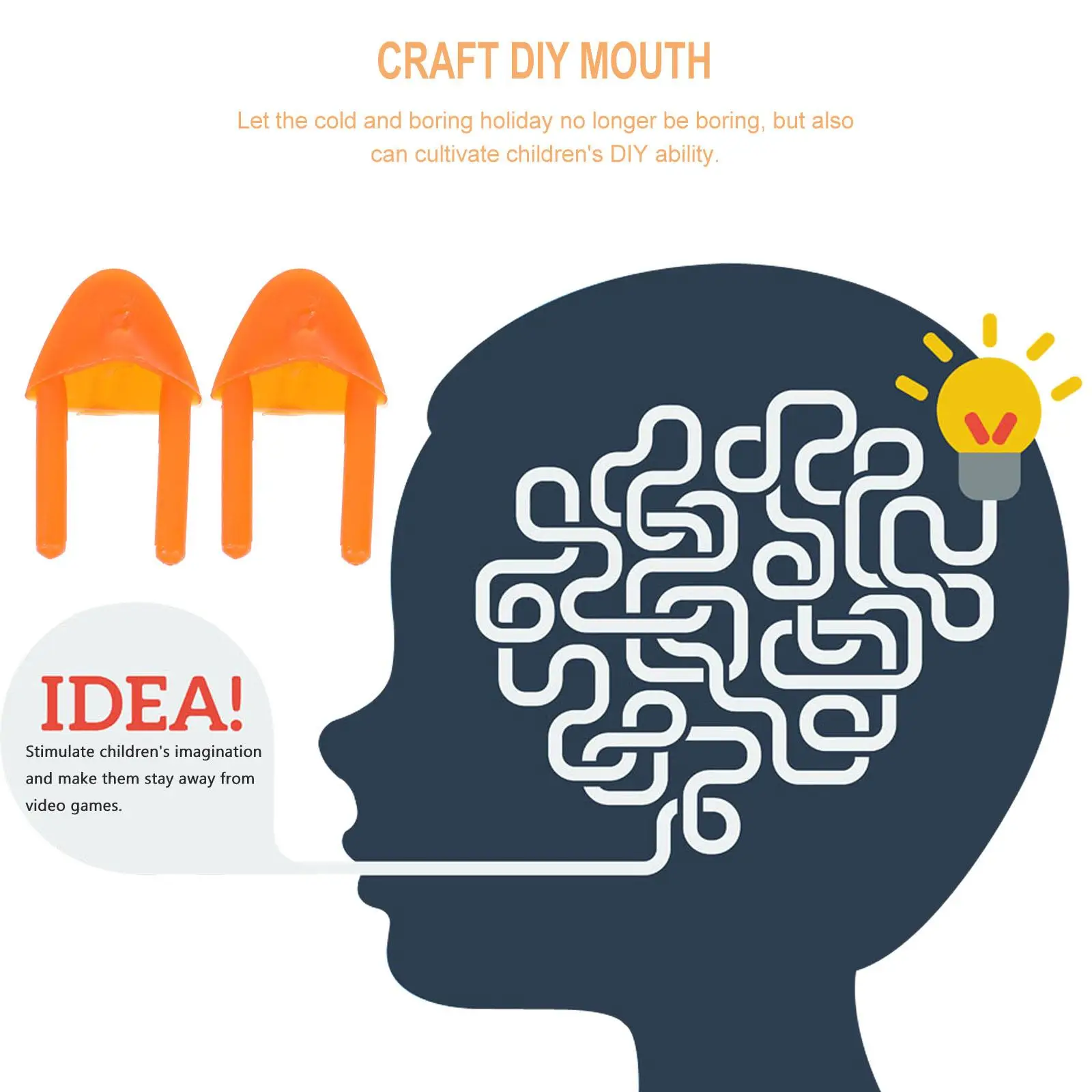 100 個くちばしクラフト DIY 口アクセサリーおもちゃ動物用品偽の鳥ミニプラスチック装飾手作りプロジェクト縫製キット