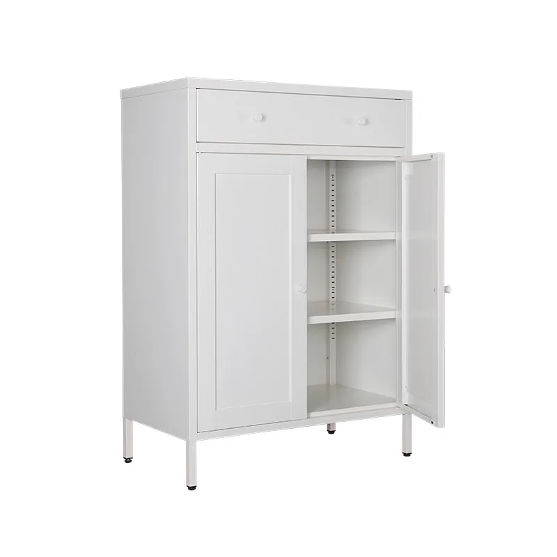 #￥Factory Directly Steel Living Room Office High Quality Modern Buffet Storage TV Nightstand Swing Door Storage Cabinet - view 6