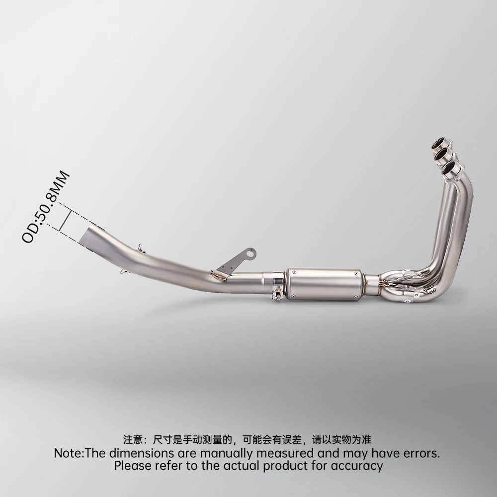 71HOTSuitable for for 675SR-R 675SR Connection 51mm Slide in Escape  EXHAUST SYSTEM