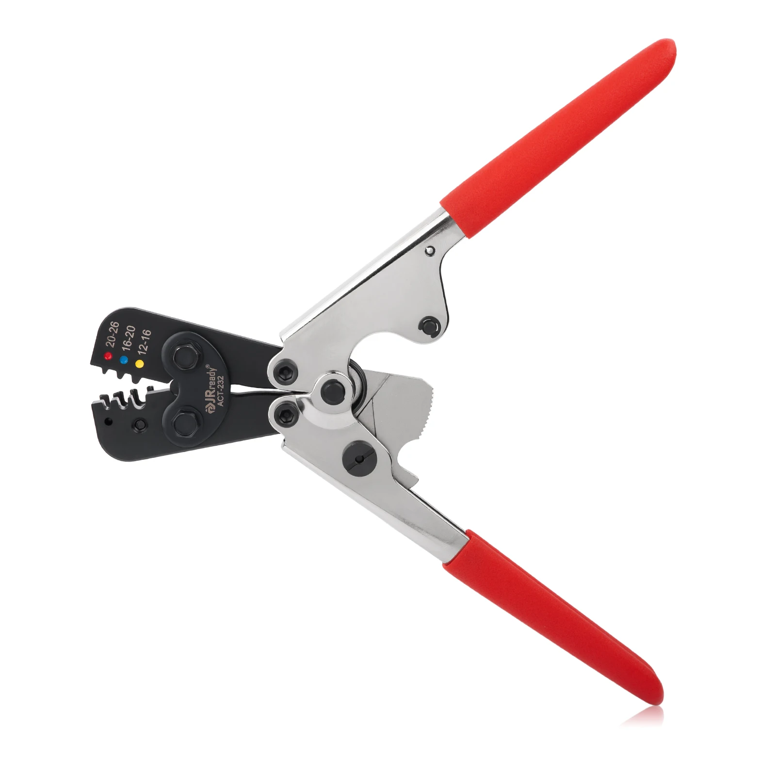 JRready CRIMP TOOL KIT: ACT-232 (M22520/37-01 AD-1377) Crimp Tool for Crimp M81824/1,6,7,8,9,10,11,13,14 Heat Shrinkable Splices