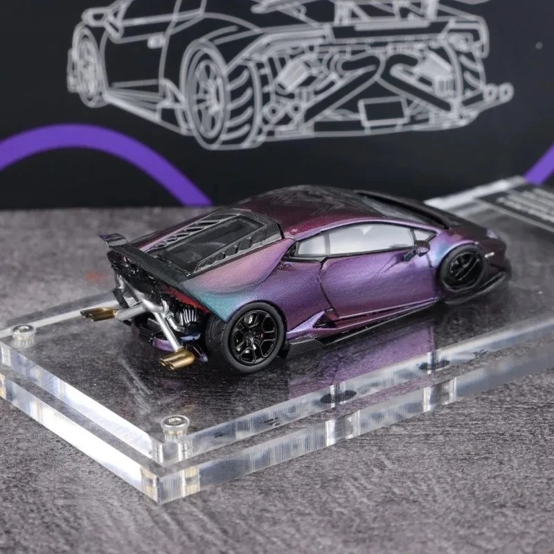 FY 1/64 Huracan LP610-4 APAxpo alliage véhicule à moteur modèles moulés sous pression voiture jouets Collection cadeaux de noël pour garçon