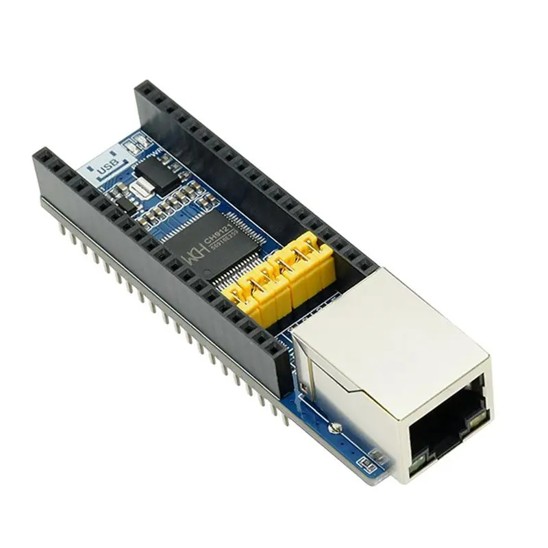 goodidea For Raspberry Pi PICO Network Expansion Board 300Bps-921.6Kbps TCP/UDP Picow RJ45 Network Port Expansion Board