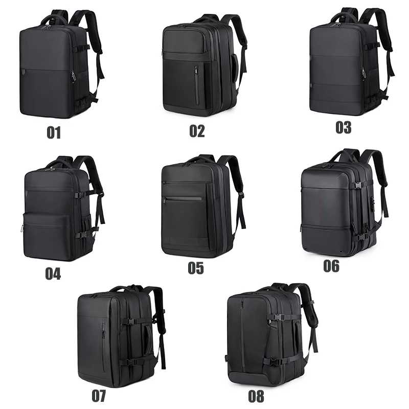 Heren reisrugzak vacuümcompressie laptoprugzak Uitgebreide schoolrugzak met grote capaciteit Wandelen Zakelijke rugzak