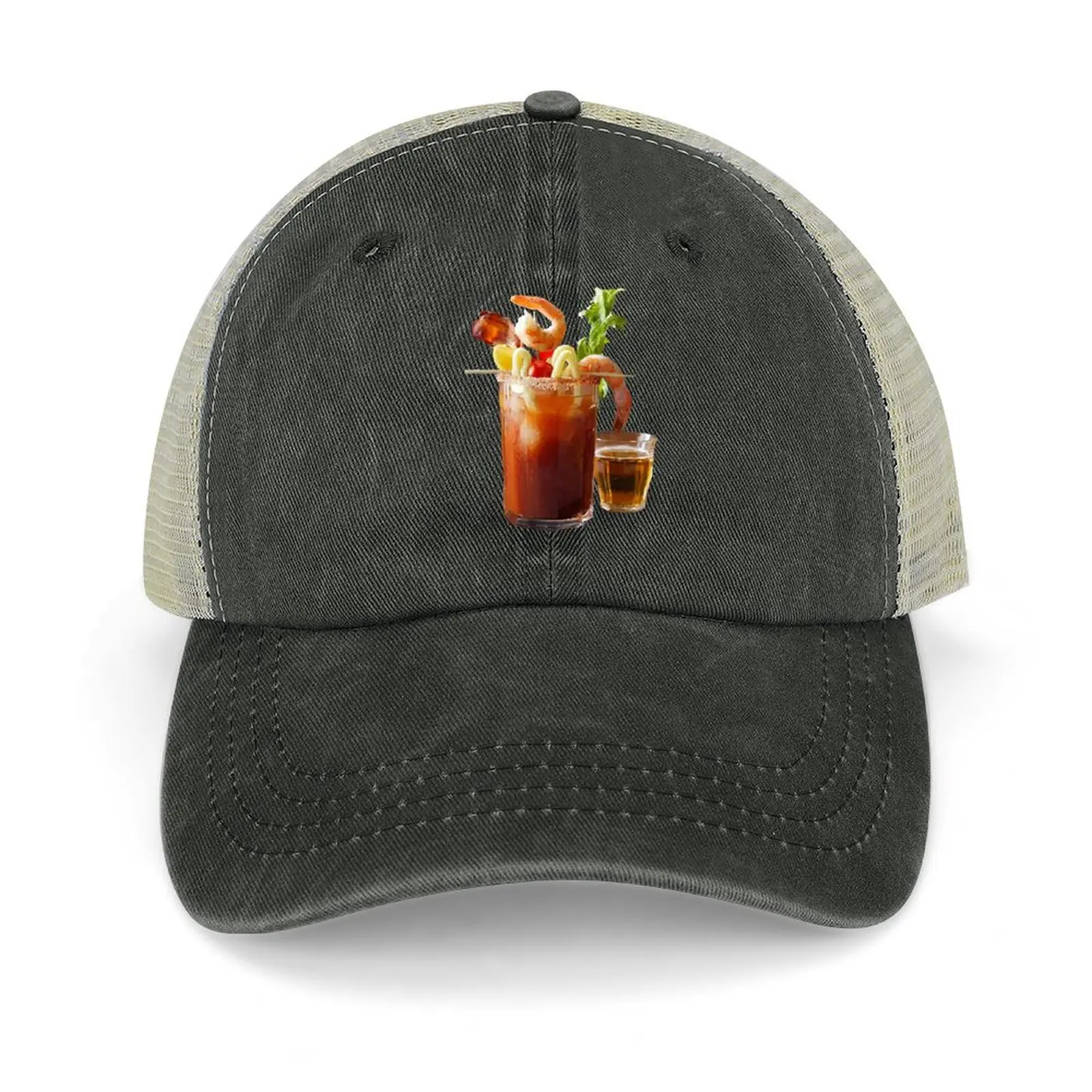 

Bloody Mary with Shooter Baseball Cap hard hat New In Hat Snap Back Hat Military Cap Man Man Women's