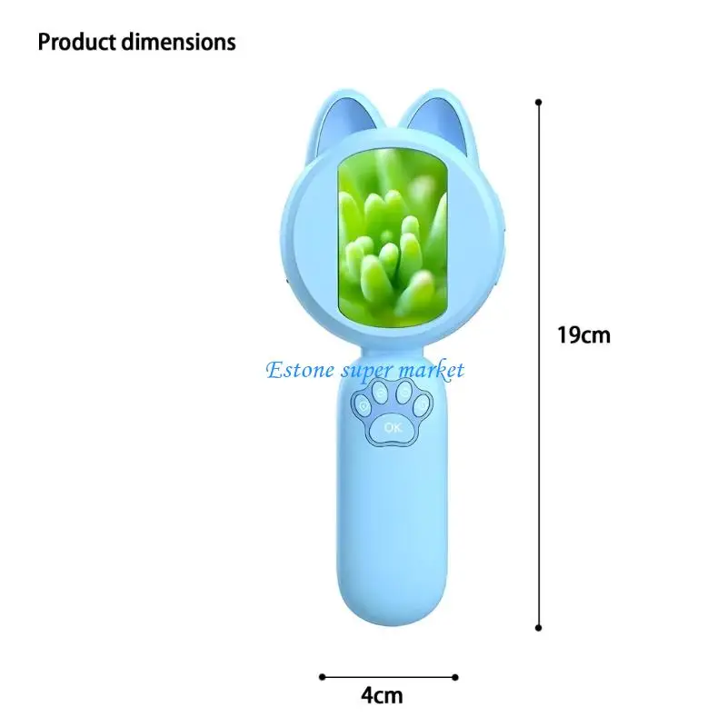Agrandisseur numérique mode dessin animé 090B pour enfants, outil d'apprentissage à fonction Rechargeable