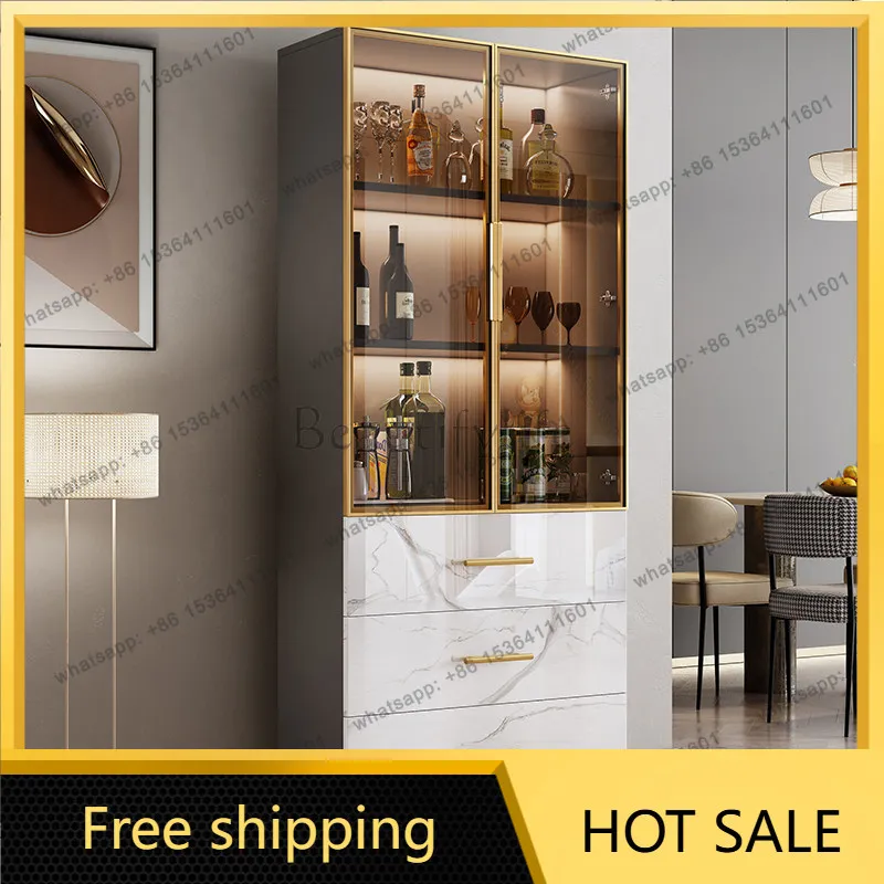LJY House Container Filing Living Room Cabinets Display Organizer Coffee Living Room Cabinets Corner Office Gabinete Salon Furni
