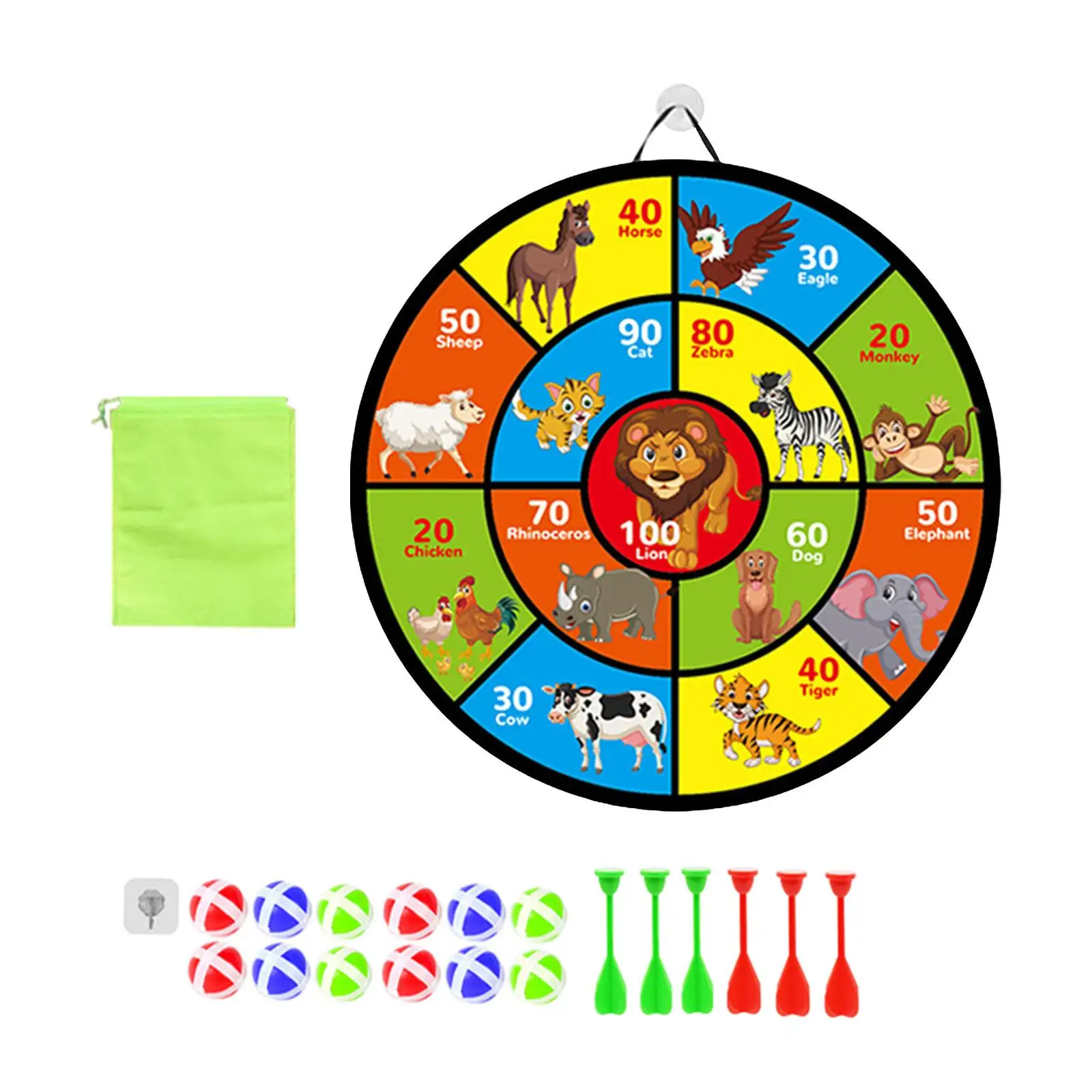 

Гигантская складная дартс-доска с мягкими пластиковыми наконечниками для детей, для игр в помещении, на улице, во дворе и на газоне