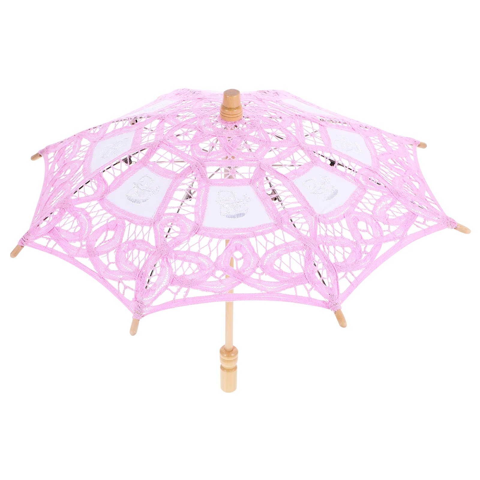 

Classical Umbrella Lace Parasol Embroidery Bridal Umbrellas for Tea Party Flower Girl Women