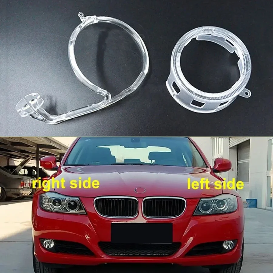 

Для BMW 3 серии E90 E91 2009-2012, высокая конфигурация DRL, дневные ходовые огни, направляющая пластина, фара, трубчатая лампа, круг