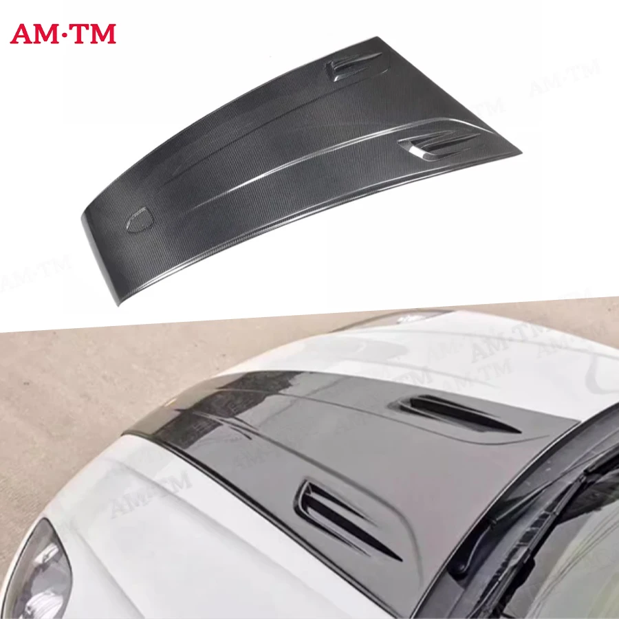 

Углеродное волокно для Porsche Macan 2014-2018, передний бампер автомобиля, крышка двигателя, капот, вентиляционные детали, комплект кузова, автомобильные аксессуары