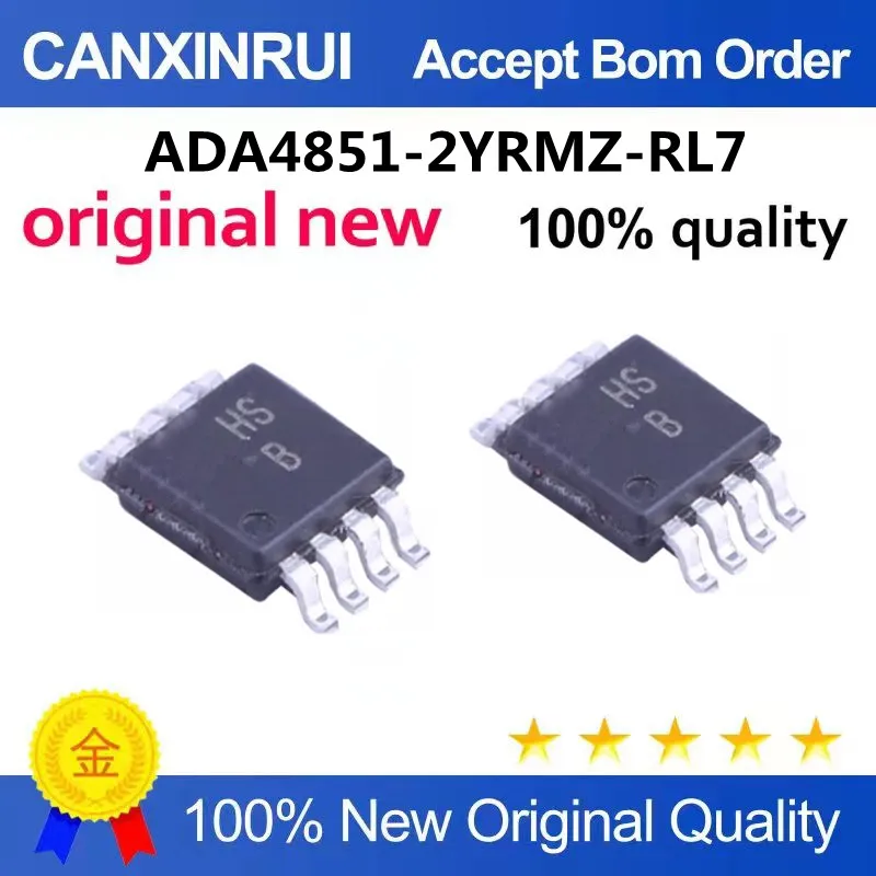 

ADA4851-2YRMZ-RL7 Screen Printing HSB Dual-Channel Operational Amplifier MSOP-8 Quality Assurance