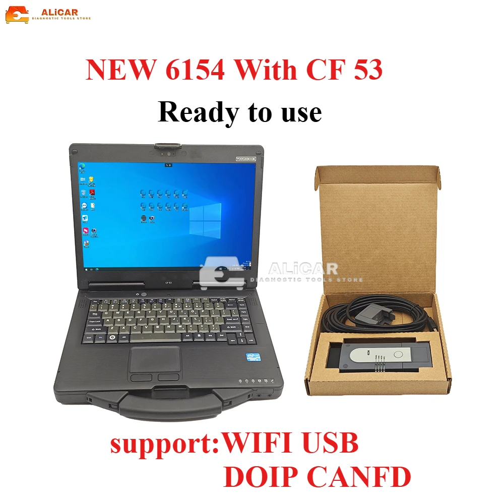 CF53 With 6154A Diagnostic Tool Support DOIP CAN FD Software V23.01 Engineer 17.01 Professional Automotive Scanner Car Repair