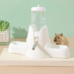 Hamster Drinking Bowl Small Animal Auto Dispenser Gerbil Water Feeder Feeding & Water Bottle Fountain Water Bottle Holder