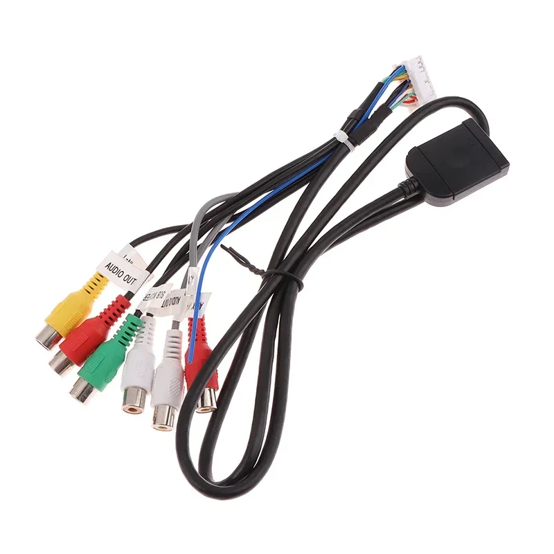 Car Stereo Radio Cable 20 Pin Plug RCA Output AUX Wire Harness Wiring Connector With Fan Header For ZHANGXUN Android Navigation