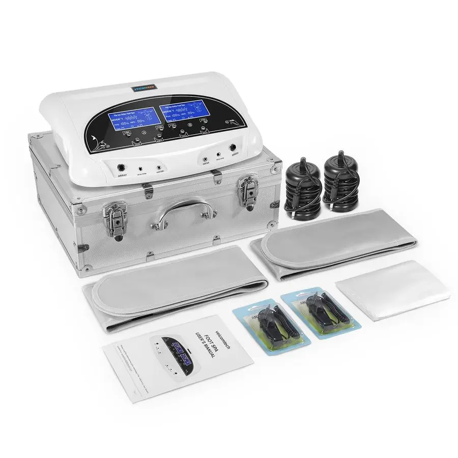 

Ionic Foot Bath Detox Machine Professional Ionic Foot Bath Spa Cleanse with 2 Waist Belts, 2 Arrays, 10 Liners