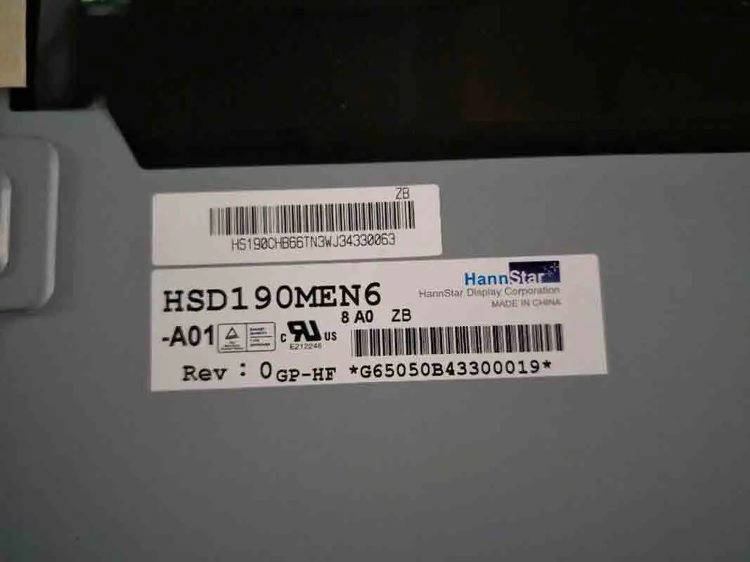 Schermo LCD HSD190MEN6-A01 originale da 19 pollici