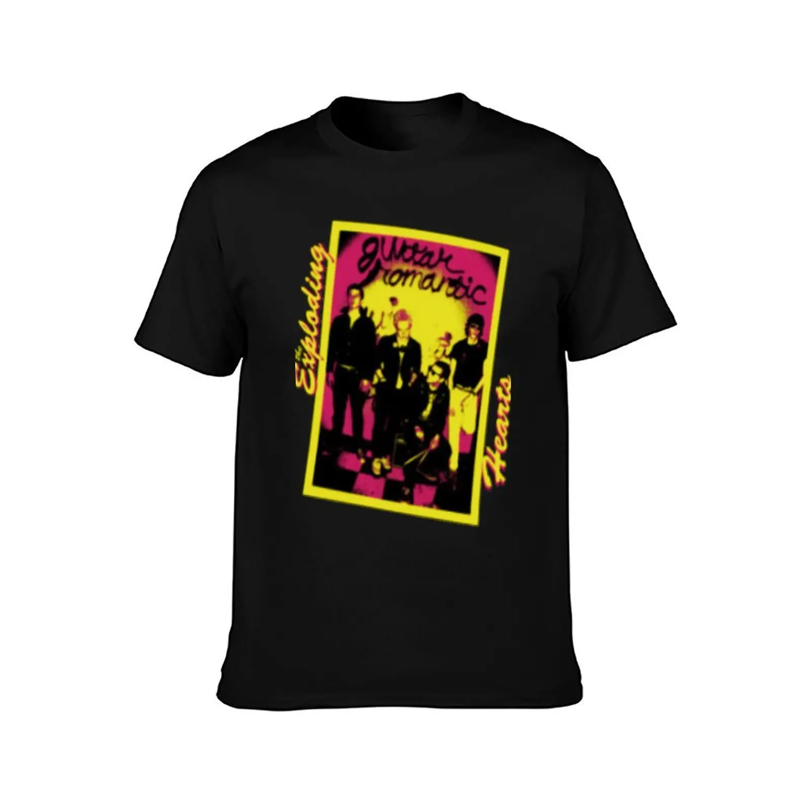 Exploding Hearts T-Shirt Urban Casual Loose Fit Tee T-Shirt