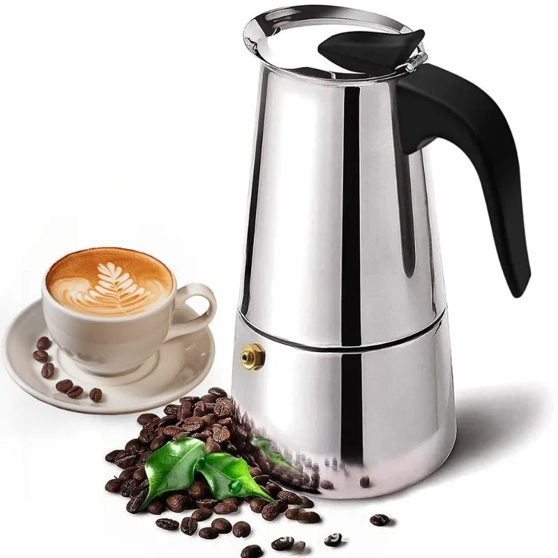 2/4/6 Cups Italian Mocha Pot Coffee Machine Espresso Cup Coffee Machine Latte Coffee Machine Top Mocha Coffee Machine