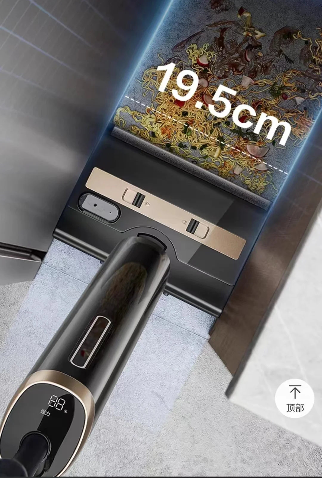 Aspirapolvere senza fili per pavimenti all'ingrosso, macchina per la pulizia dei pavimenti leggera autopulente intelligente con un clic asciutto e bagnato