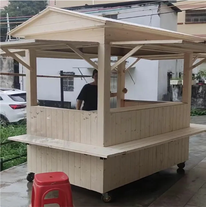 Yakitori carts, wooden wonton  , barbecue  , shop carts