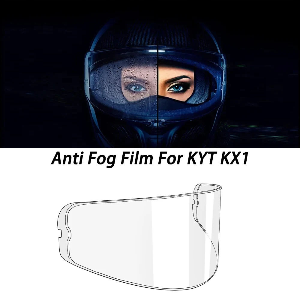 

Motorcycle Helmet Visor Film Anti Fog For KYT KX1 KX-1 Anti Fog Lens Helmet Accessories