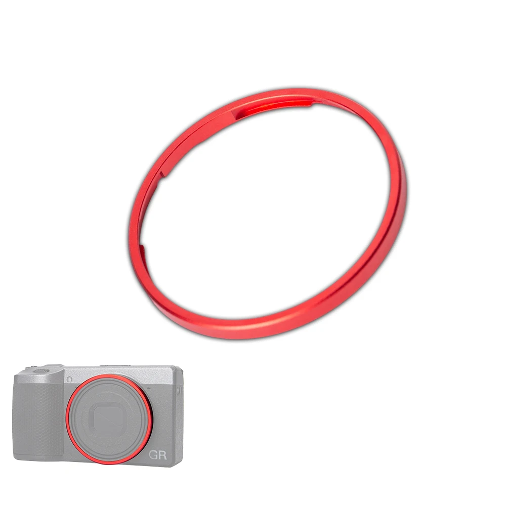 For RICOH GR4 GR IV GRIV Metal Decorate Ring Cap Camera Replaces Accessories