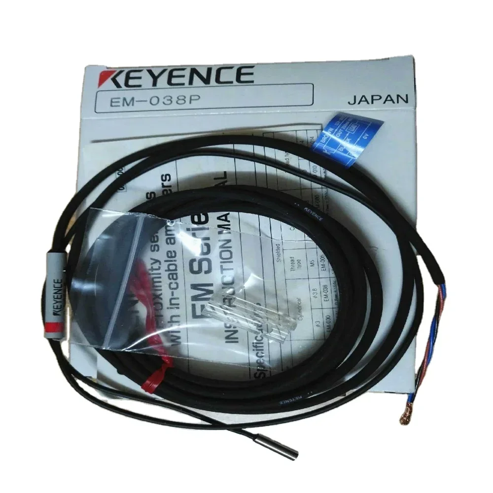

keyence Main Unit Shielded Type f3.8 NPN EM-038P for Proximity sensors with in-cable amplifiers