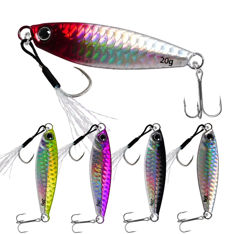 Ufishing 7g-30g New Shore Cast Metal Fishing Lure Spoon Jig Bait 10 Pcs/Lot Artificial Bait