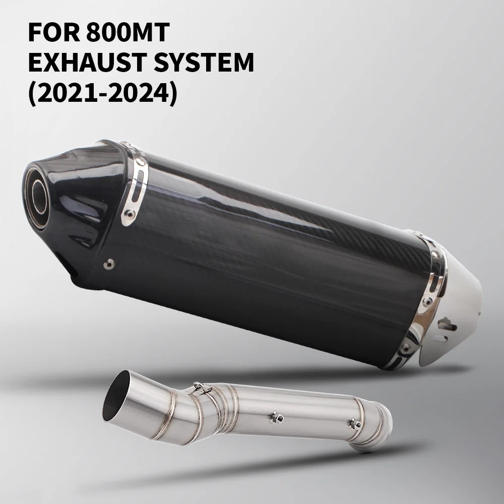 

CF800MT ADV790 MT800 motorcycle improved mid-section stainless steel/titanium alloy link pipe exhaust set（2021-2024）