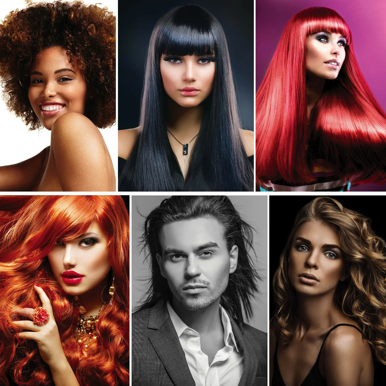 

Hairdresser Barber Hair Salon Hairstyle Mural Posters Pictures Canvas Wall Art Home Decor Paintings for Living Room Decoration