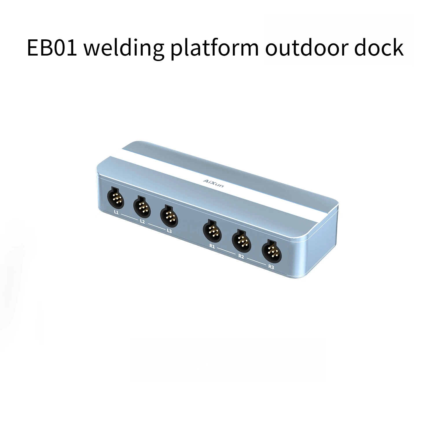 EB01 Six-in-Two Ports Smart Docking Hub, Dual Channel Input Expansion Dock for Mobile Repair & Micro Soldering Work