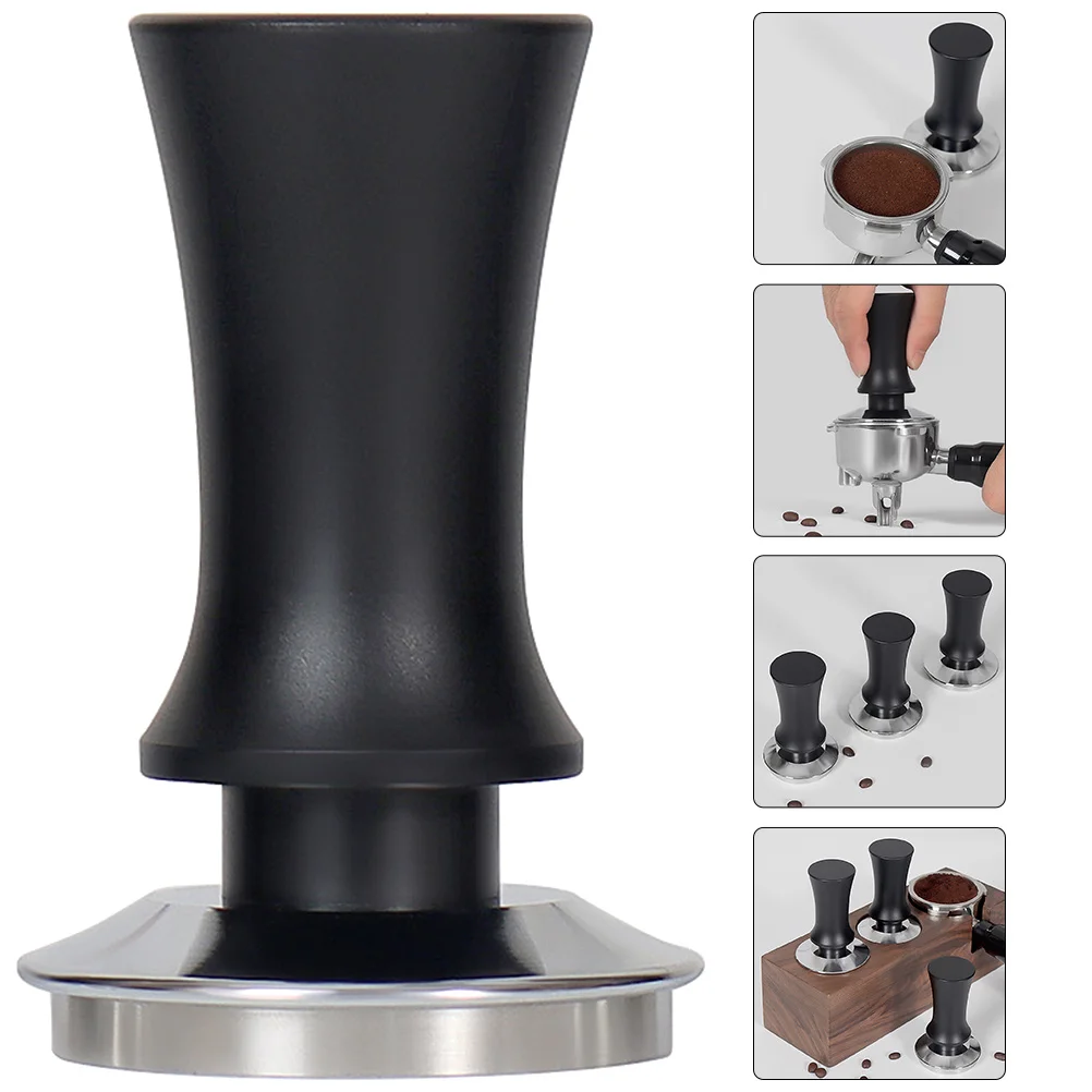 

Coffee Tamper Stainless Steel Espresso Tamper Ergonomic Handle Flat Base Home Bar Coffee Pressing Tool Accessory