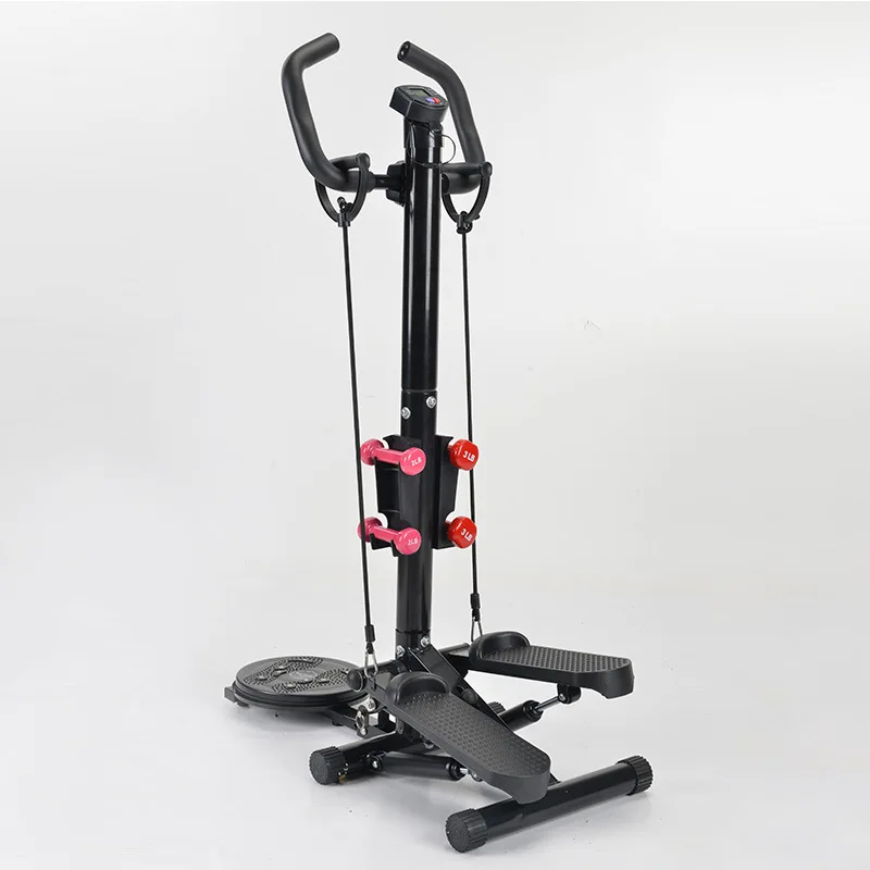 

Adjustable Gym Equipment Twist Stepper AB Body Workout Machine Aerobic Fitness Exercise Handle Bar and LCD Monitor1