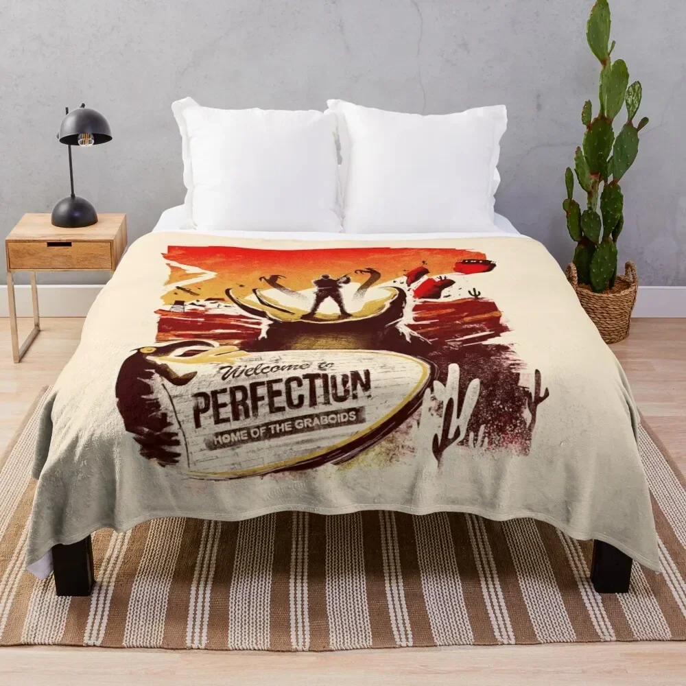 

Graboids Throw Blanket Baby Plush Luxury Throw Soft Plush Plaid Blankets
