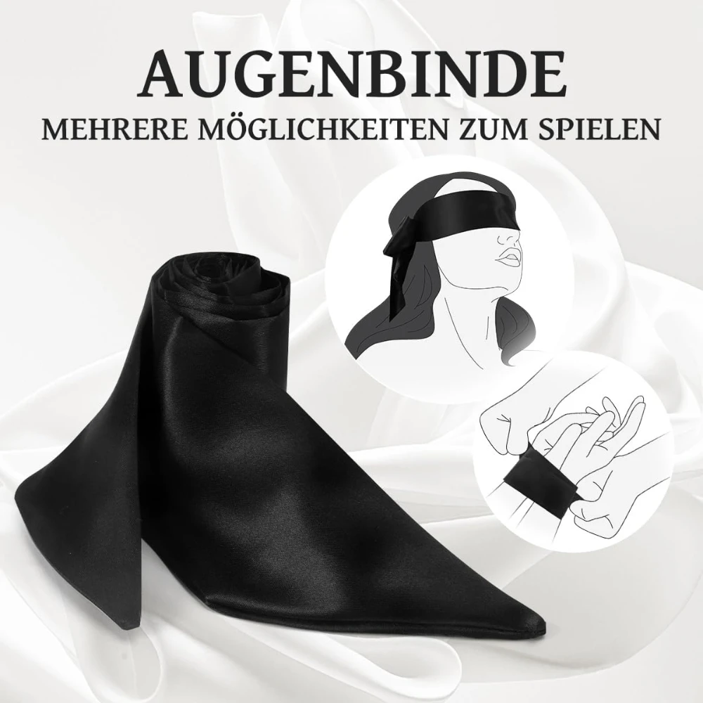 拘束セット BDSM セックストイ 手錠 アイマスク チェーン 首輪 首から手首まで セックストイ 男女兼用 調整可能