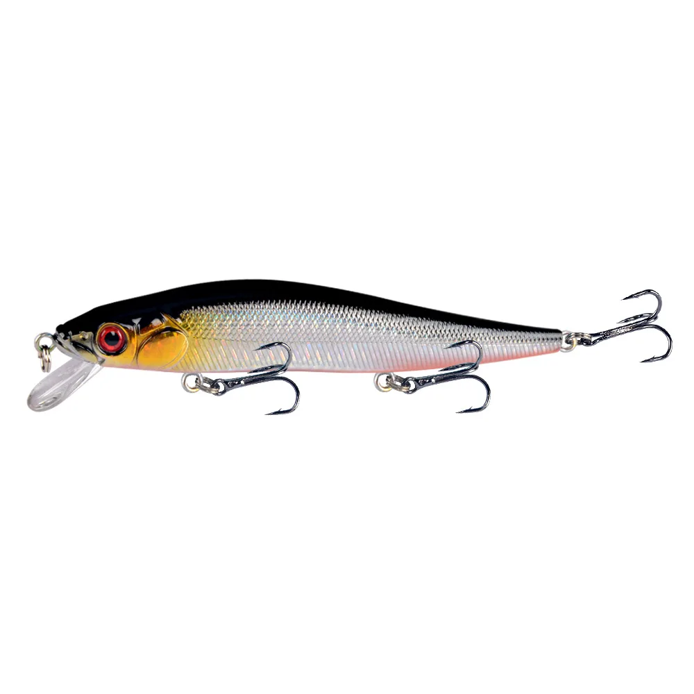 プロベローズ-ミノーフィッシングルアー-10個入り-135cm-22g-0‑3m-ダイビングフローティングハードベイト-3dアイ-ストロング2--バス・トラウト用フックミノールアー