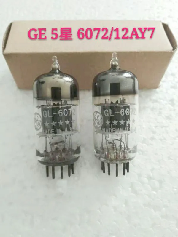 New American GE 6072 electronic tube on behalf of Russia EH 12AY7 black screen with soft sound quality