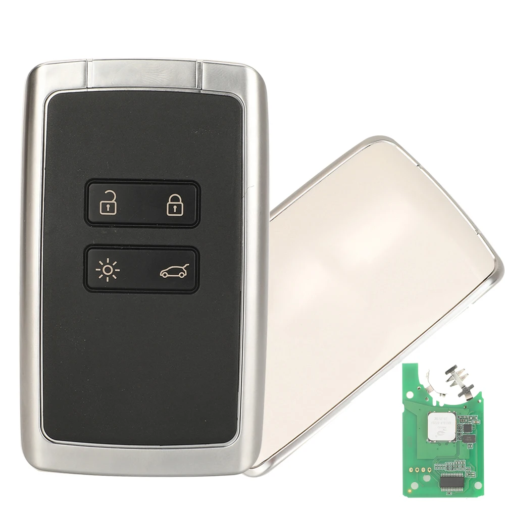 Jingyuqin 4BTN Slimme Afstandsbediening Sleutel 434 mhz Hitag AES 4A pcf7953M voor Renault Megane 4 Talisman Kadjar Espace 5 Keyless Go Entry sleutel - afbeelding 1