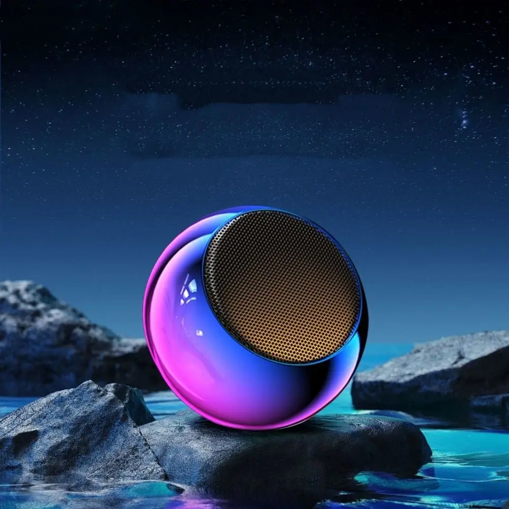 with RGB Lighting Mini Bluetooth Speaker 2-in-1 Magnetic Wireless Sound Box High Sound Creative Portable Subwoofer Party