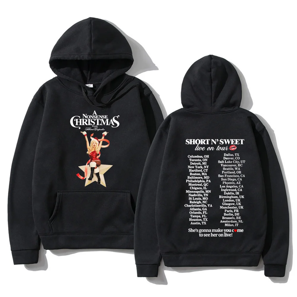 Sabrina Carpenter Short N' Sweet Hoodie Dames/Mannen Good Graces Taste Hoodies Unisex Sharpest Tool Bed Chem Truien Sweatshirts