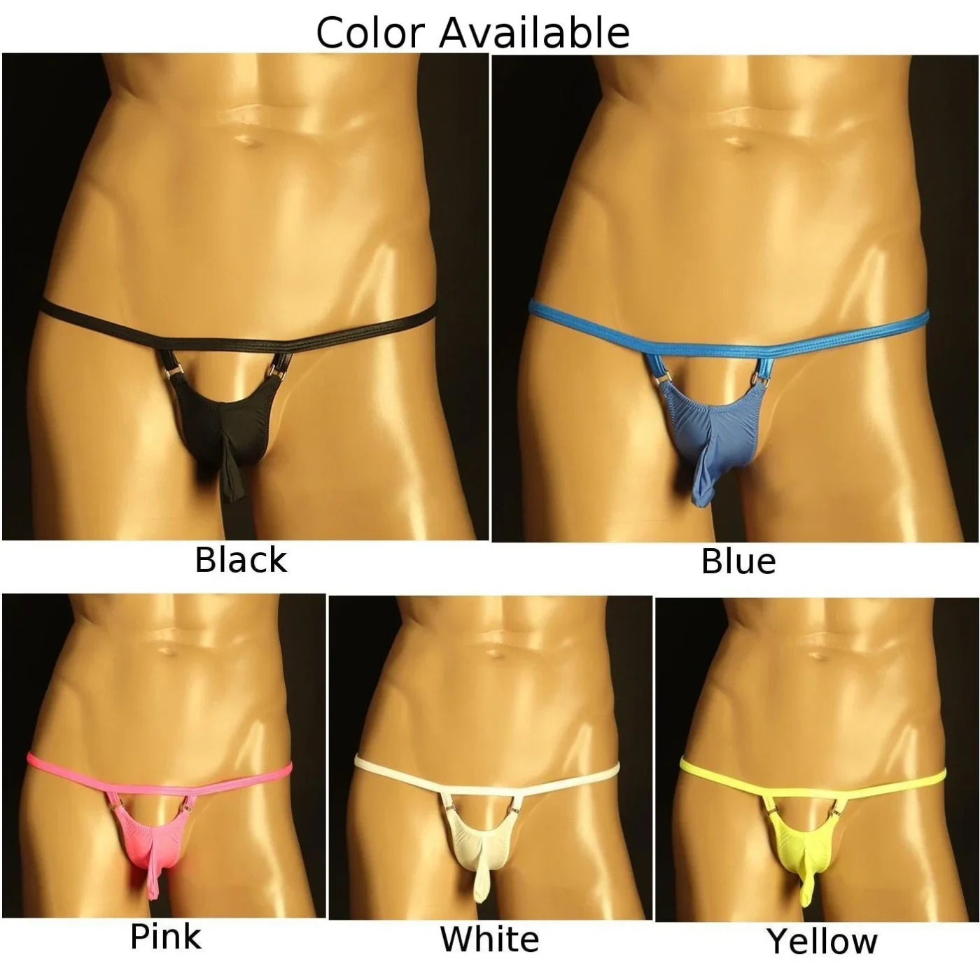 Ice Injong G-String personnalisé sexy pour hommes, culotte en poudre, lingerie, sous-vêtements, taille basse, Ropa, zones intérieures, sous-vêtements