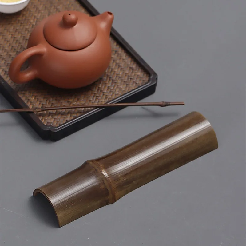 Natural Bamboo Tea Scoop Handmade Coffee Tools Vintage Tea Accessories Set Chahe Cha Ze Tea Needle High Quality Teaware Set