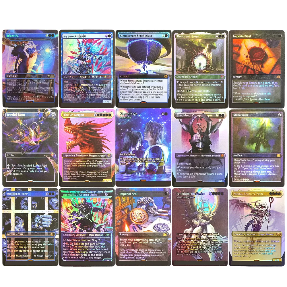 PRM PTG OTP FCA DMU CMM BIG 2XM 2X2 Proxy Magical Card Rhystic Study Mindbreak Trap Jeweled Lotus Witch's Prophecy Imperial Seal