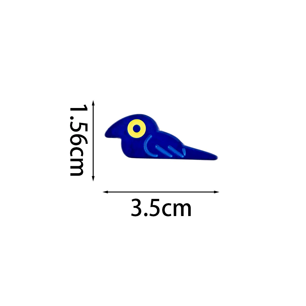 Tiny Resting Crow Brooch Murder Of Crows Enamel Pin Fantasy Badge Spooky Halloween Bird Unique Gift Idea Accessories Collection