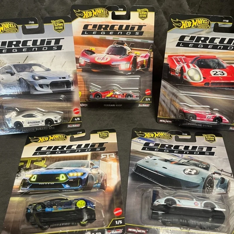 

In Stock Hot Wheels Car Culture Series Ferrari Porsche Mustang Subaru 2025 K Case (Mix 5) Circuit Legends Premium 1:64 Die-Cast