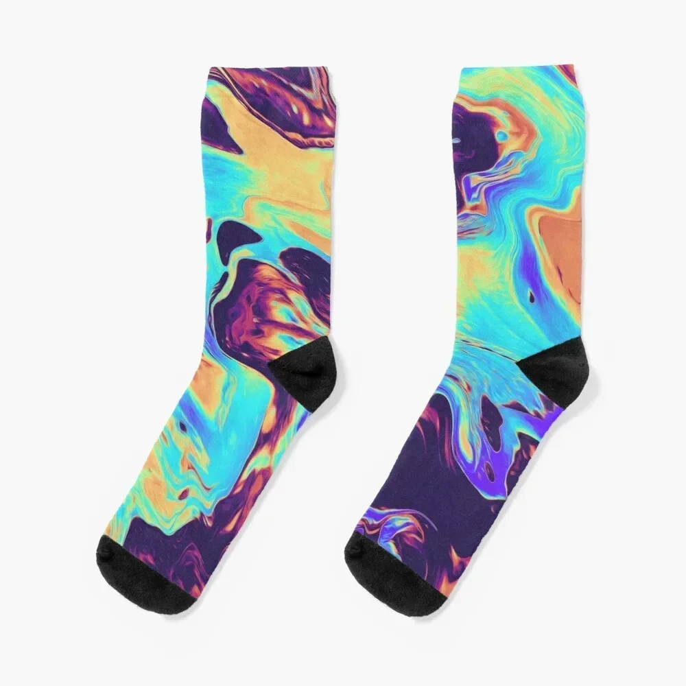 

STUCK ON THE PUZZLE Socks cartoon Soccer gift designer brand Men's Socks Luxury Women's